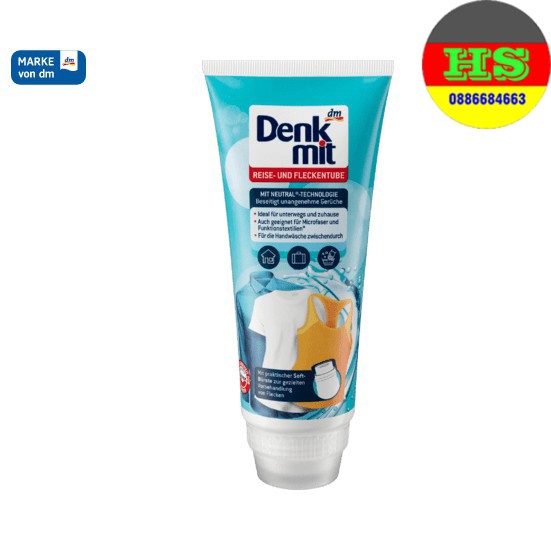 Tuýp kem giặt đồ lót và áo mỏng denkmit mẫu mới