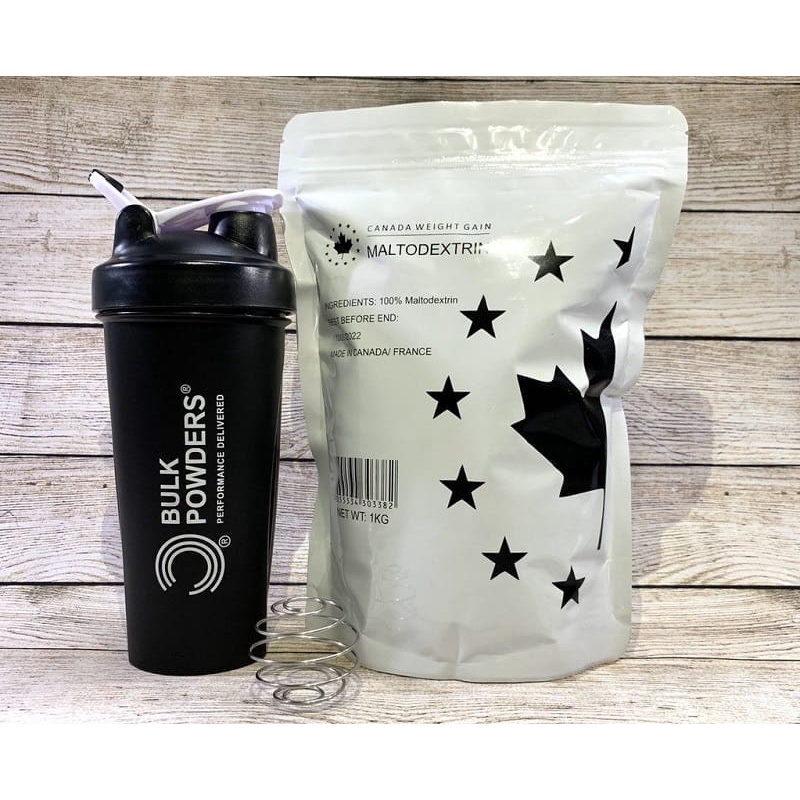 Combo 2 túi tăng cân tăng cơ Maltodextrin + Tặng Bình lắc