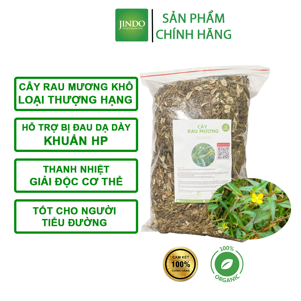 Cây rau mương khô thượng hạng JINDO 1kg tốt cho người bị dạ dày khuẩn HP