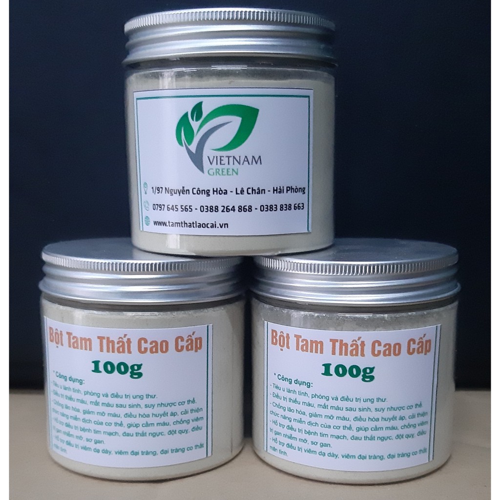 Bột tam thất bắc cao cấp 100g