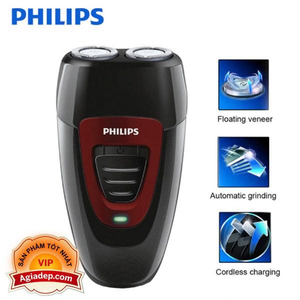 Máy cạo râu du lịch cao cấp PHILIPS PQ182 - ( Đời cao hơn pq206 , pq205 , pq216 , pq190 ) - Bảo hành 24 tháng - sạc tích hợp trên thân