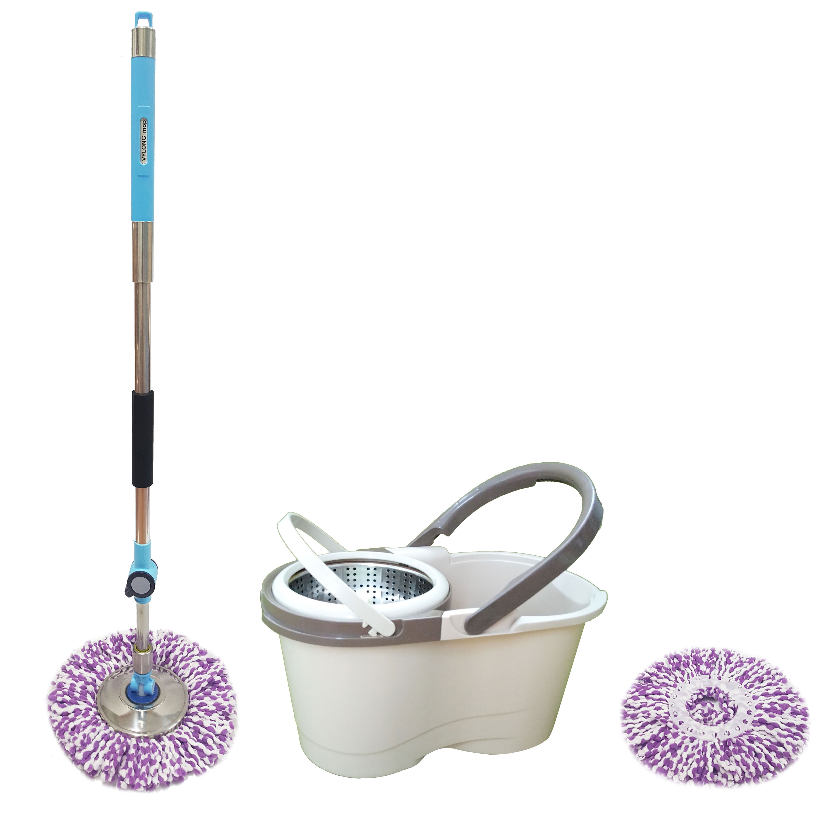 [HCM]BỘ LAU NHÀ 360 ĐỘ RỜI LỒNG DỄ VỆ SINH LỒNG VÀ MÂM INOX SIÊU SẠCHSIÊU KHÔ