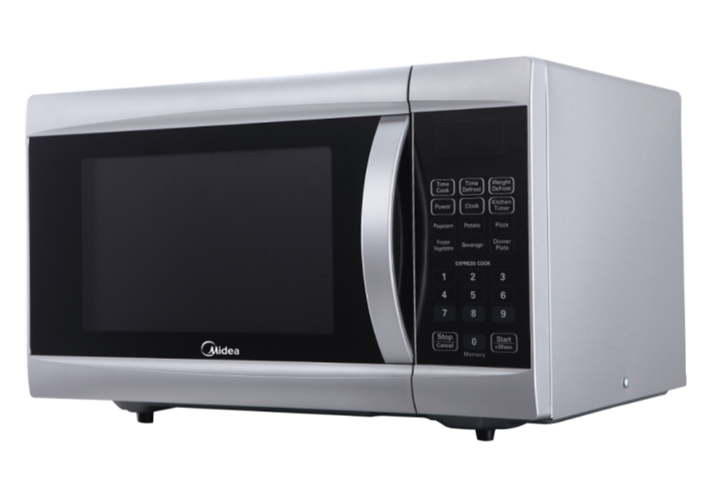 [Tặng khẩu trang y tế 4 lớp 50 cái] Lò vi sóng Midea MMO-23GS1(Bạc) có nướng 23L được làm từ chất liệu sơn tĩnh điện chịu nhiệt tốt, chống oxy hóa và không bị ăn mòn trong quá trình sử dụng