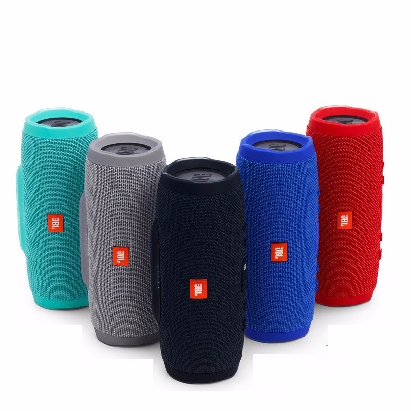 Loa Không Dây, Loa mini kết nối bằng Bluetooth, Loa Bluetooth JBL CHARGE 3+, dung lượng pin 6000 mAh kiêm chức năng sạc dự phòng, JBL Charge 3+ có thể kết nối với 3 thiết bị cùng một lúc.