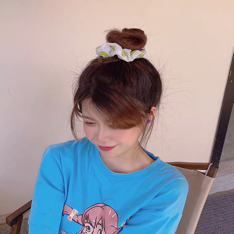 Dây Buộc Tóc Scrunchies hoa quả Nhiều Màu Hàn Quốc CT4