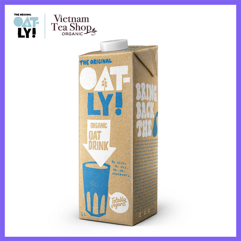 OATLY! Sữa yến mạch hữu cơ Oatly Organic Oat Drink - Hộp 1L