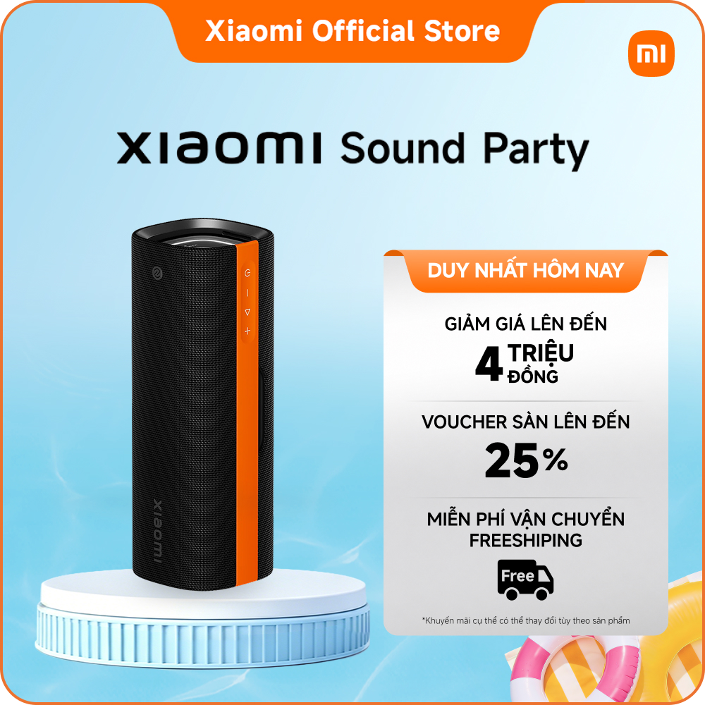 Xiaomi Sound Party | Chất lượng âm thanh mạnh mẽ tới 50W | Loa tweeter 15W và woofer 35W, chế độ Tăng âm trầm | Harman AudioEFX cho buổi tiệc thêm sôi động với hiệu ứng âm thanh mạnh mẽ