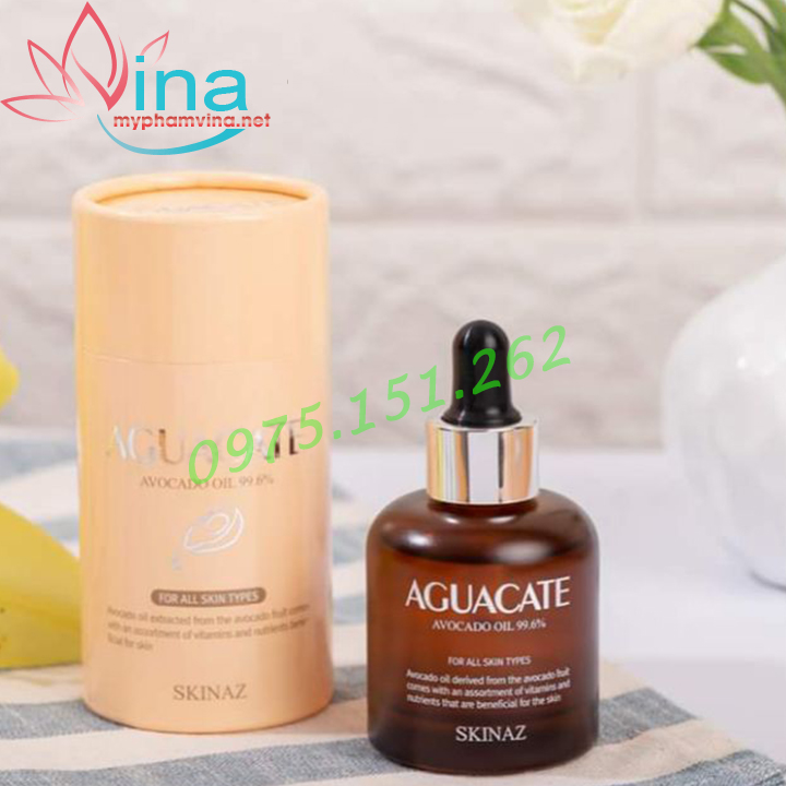 Tinh chất bơ Skinaz Aguacate Avocado Oil 996% 30ml của Hàn Quốc