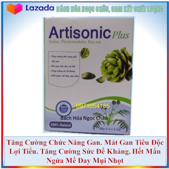 Giải Độc Gan Artisonic Plus, Mát gan, Tăng Cường Sức Đề Kháng
