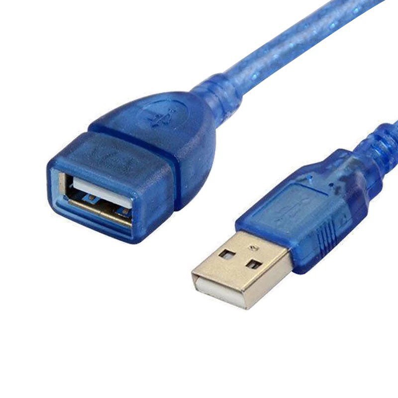 Cáp nối dài usb 3m 5m 10m xanh - có cục chống nhiễu