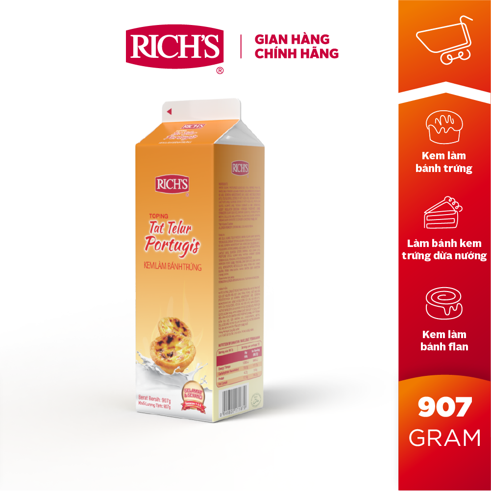 Kem Làm Bánh Trứng Rich's Hộp 907g [17187]