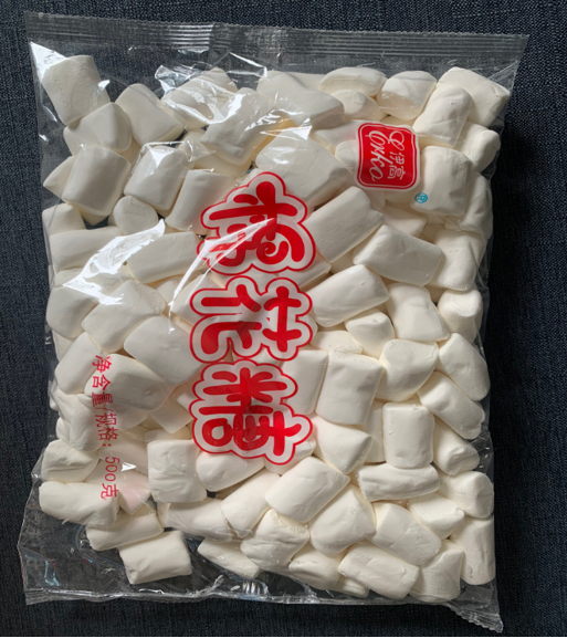 Kẹo Marsh mallow trắng 500gram - Nguyên liệu kẹo Nougat