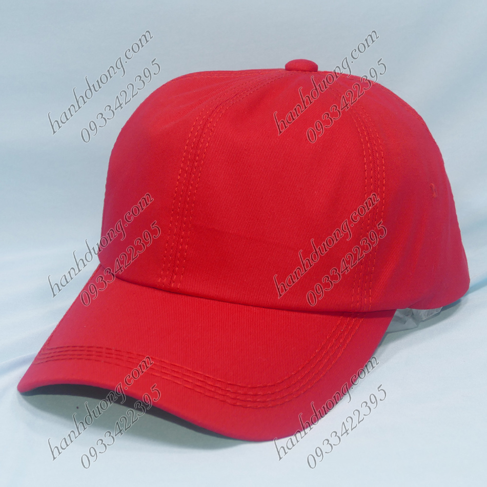 Nón kết trơn không thêu mũ lưỡi trai nam nữ không logo với chất liệu vải cotton thoáng mát có khóa tăng giảm size tùy thích