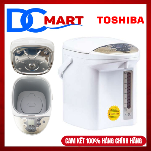 Bình thủy điện Toshiba PLK-45SF(WT)VN 4.5 lít - Hàng Chính Hãng
