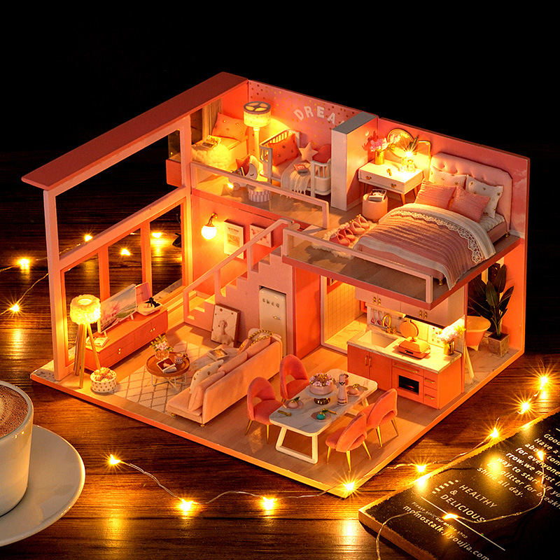Nhà búp bê diy doll house- happy moment