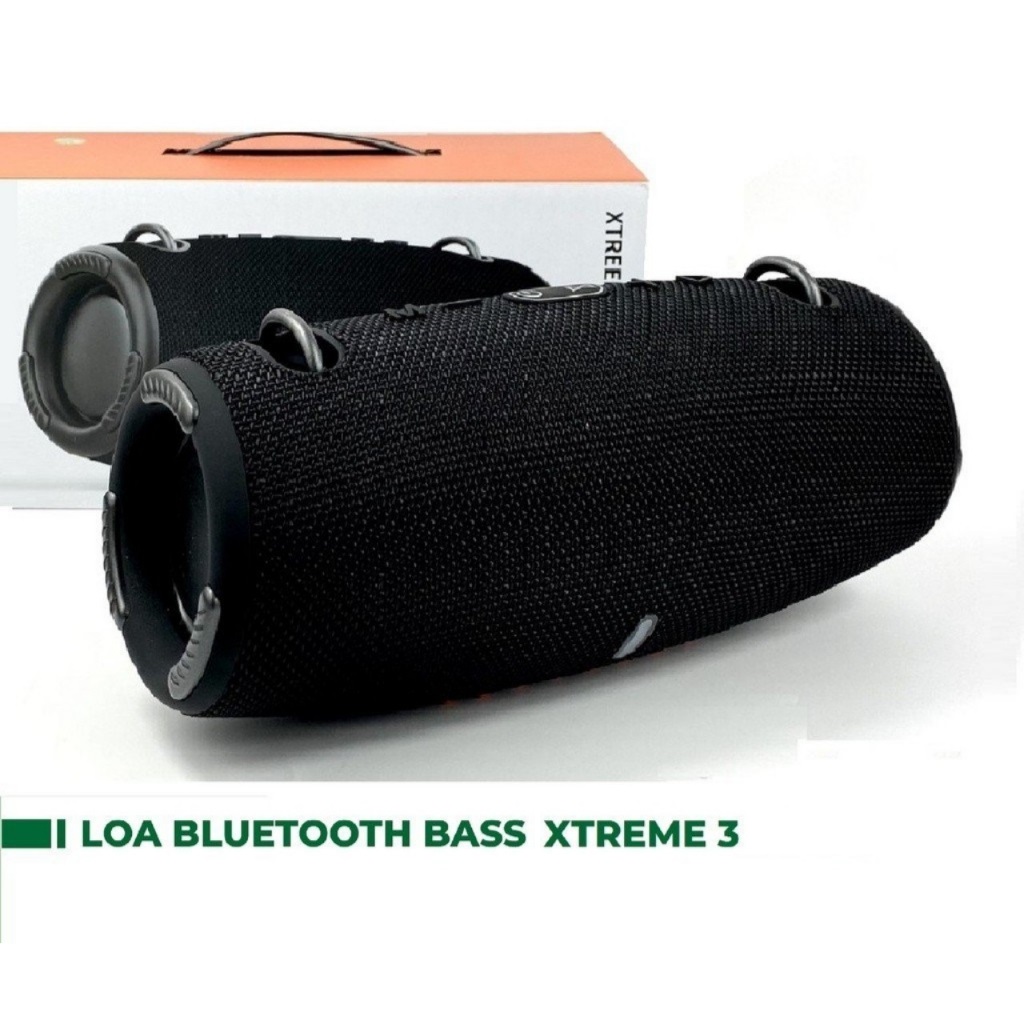 Loa Bluetooth XTREME 3 Công Suất Lớn , Âm Trầm, Bass Mạnh Mẽ Siêu Trầm,Chống nước IPX7, kết nối nhanh với điện thoại, máy tính - Phù hợp dã ngoại- Pin Li-on 15h chơi nhạc, Nghe Nhạc Cực Phiêu