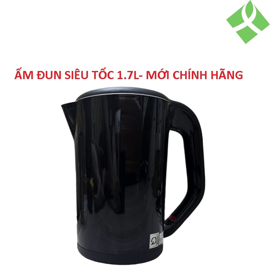 Ấm Bình đun siêu tốc LL 1.7L - Lòng thép không gỉ cao cấp - Vỏ nhựa PP an toàn - Đế xoay 360 độ có thể nấu ở nhiều góc độ - Hàng chính hãng