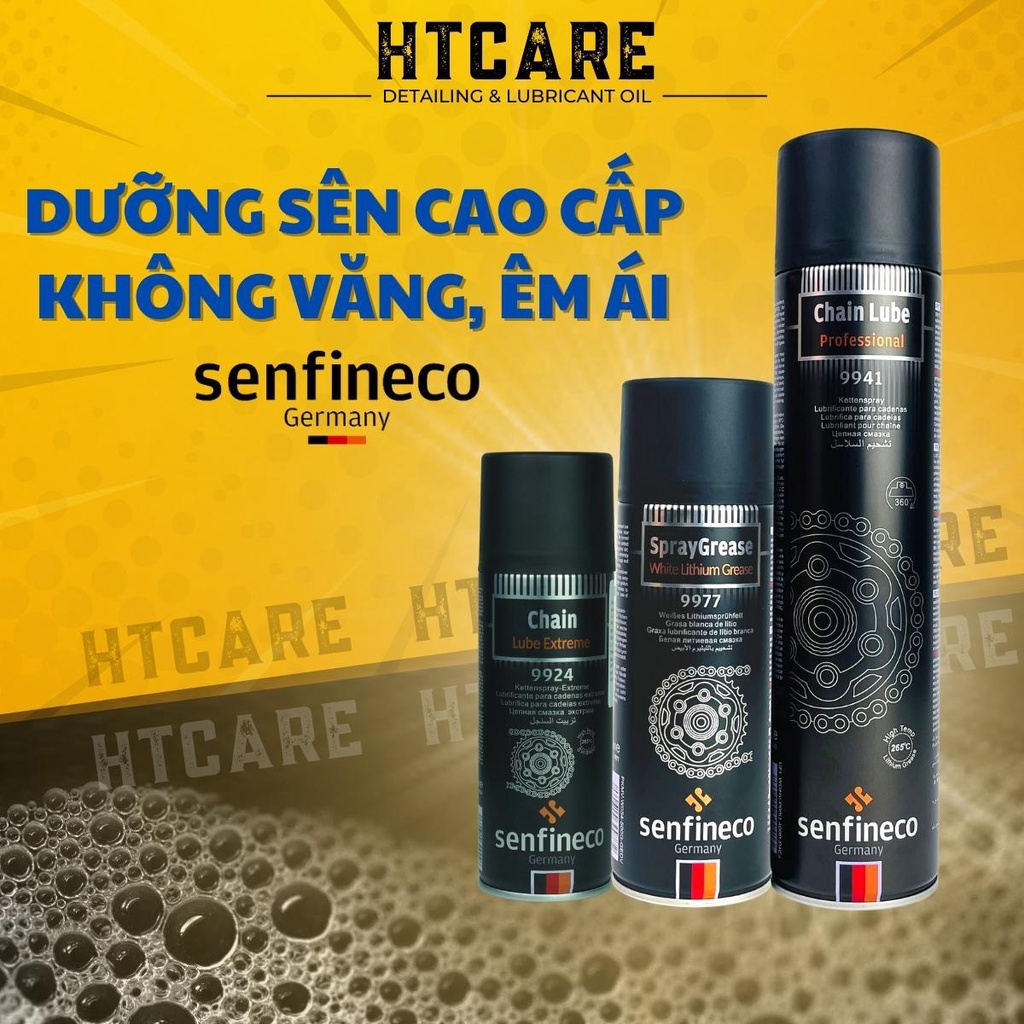 Xịt dưỡng sên senfineco nhập khẩu đức chính hãng không văng, êm ái - htcare