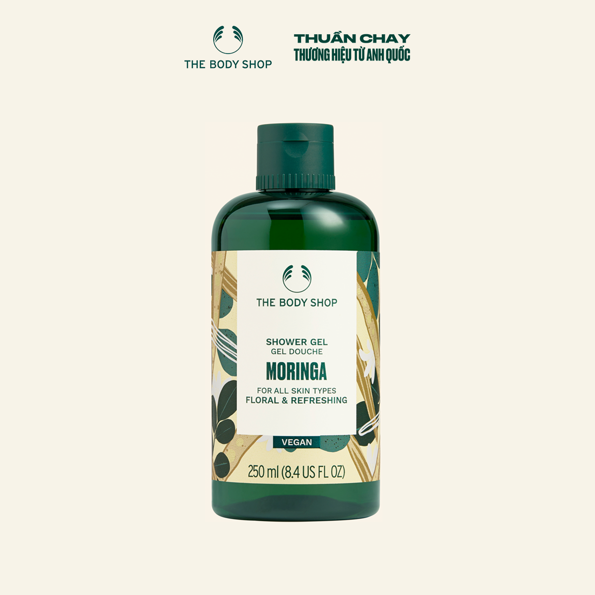 Sữa Tắm Hương Hoa Chùm Ngây Moringa Shower Gel 250ml THE BODY SHOP