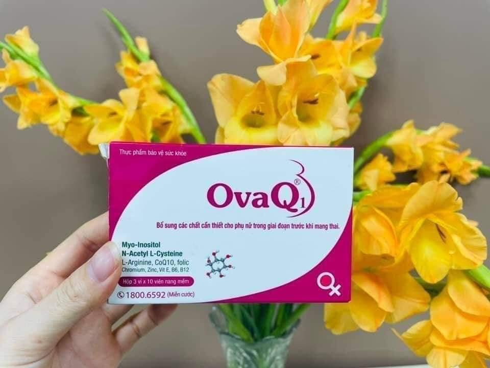 OvaQ1 tăng chất lượng trứng tăng khả năng thụ thai , hộp 30 viên