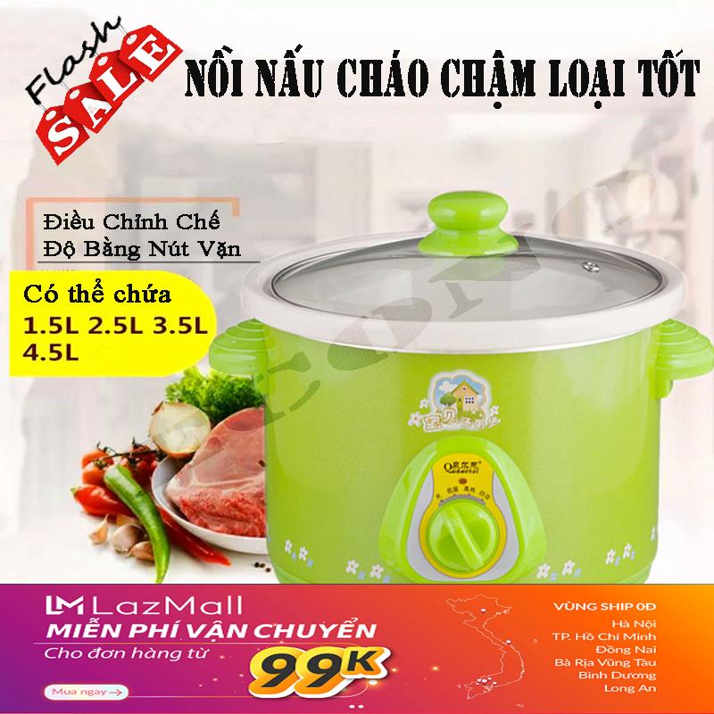 Nồi Nấu Cháo, Nồi Nấu Cháo Đa Năng, Nồi Nấu Cháo Chậm Cao Cấp, Hầm Xương, Kho Thịt, Kho Cá - Đồ gia dụng tốt, chất lượng cao, hàng hiệu, giao hàng nhanh, đổi trả trong 7 ngày, mẫu bán chạy mới 2020