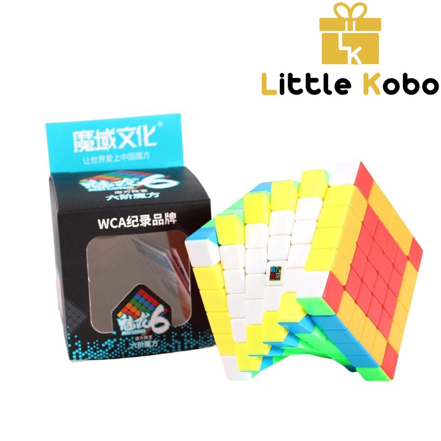 Rubik 6x6 stickerless moyu meilong mfjs rubik 6 tầng