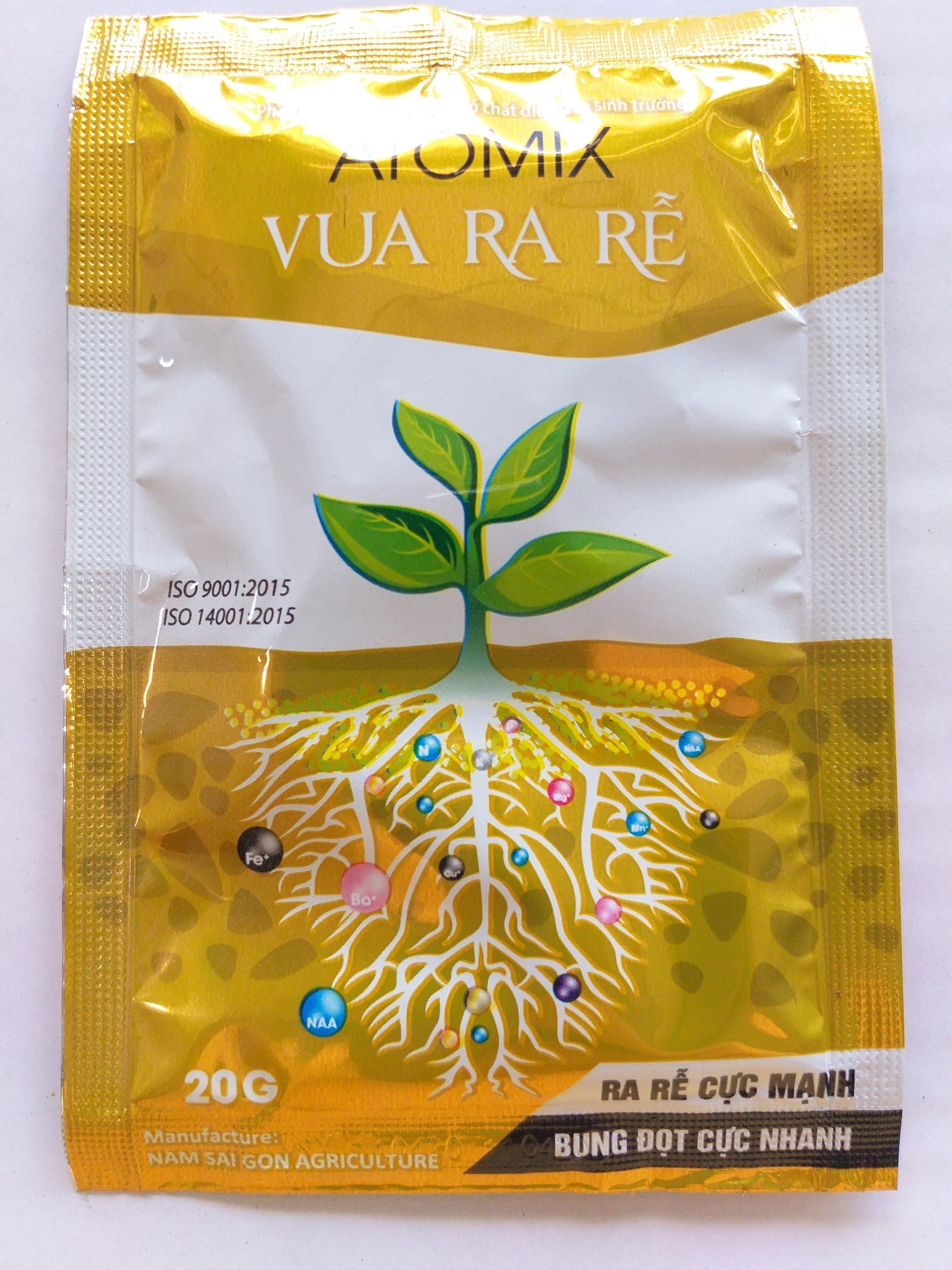 Phân bón lá NPK sinh học - ATOMIX - 20g - atomix20g