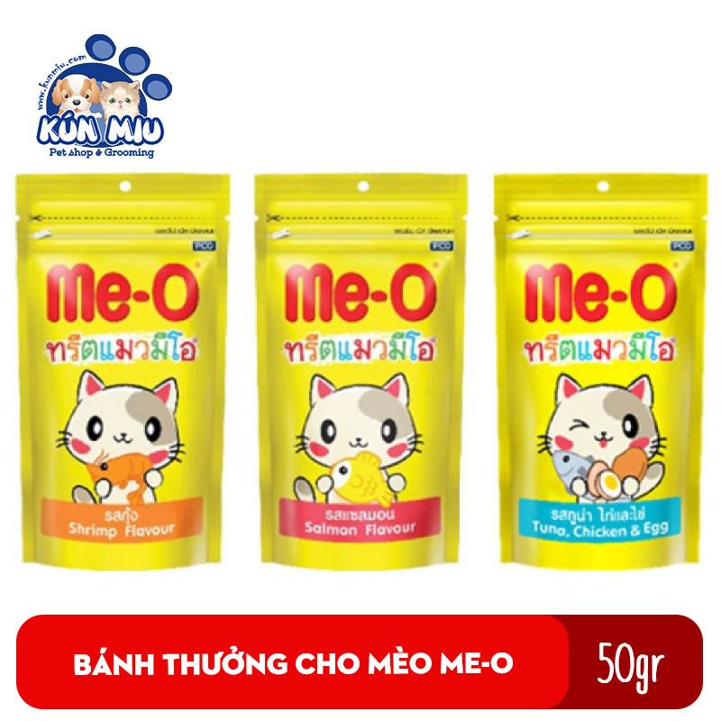 Bánh thưởng cho mèo me-o 50gr - snack thưởng cho mèo me-o 50gr