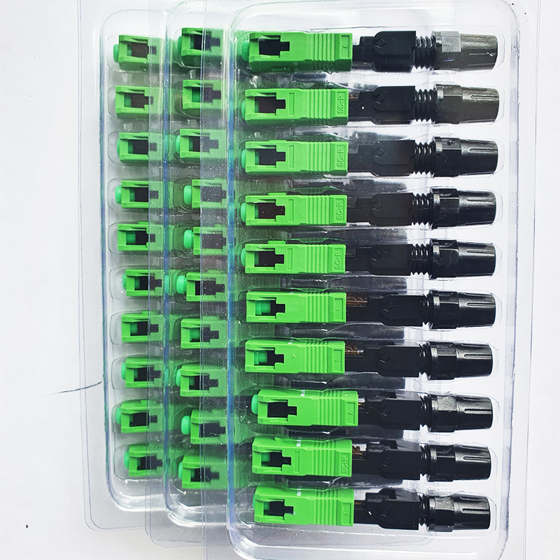 30 Đầu Fast Connect Đầu nối cáp quang nhanh FTTH SC SC APC tiện dụng
