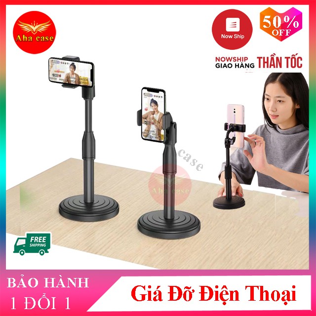 [HCM]Giá Đỡ Điện Thoại Di Động cao cấp xoay 360 độ có điều chỉnh độ cao phù hợp - Giá Đỡ kẹp Điện Thoại để Bàn cho phòng họcxem phim ...