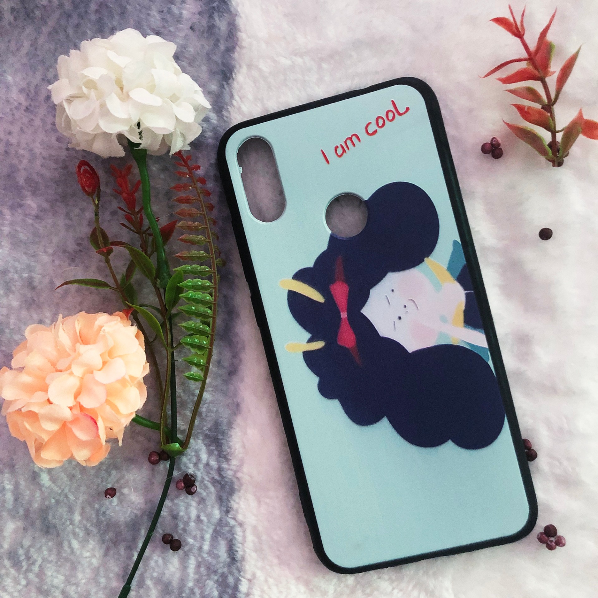 [Nhiều Mẫu] Ốp lưng dẻo Xiaomi RedMi Note 7 Pro (Thân đen - in hình siêu cute)