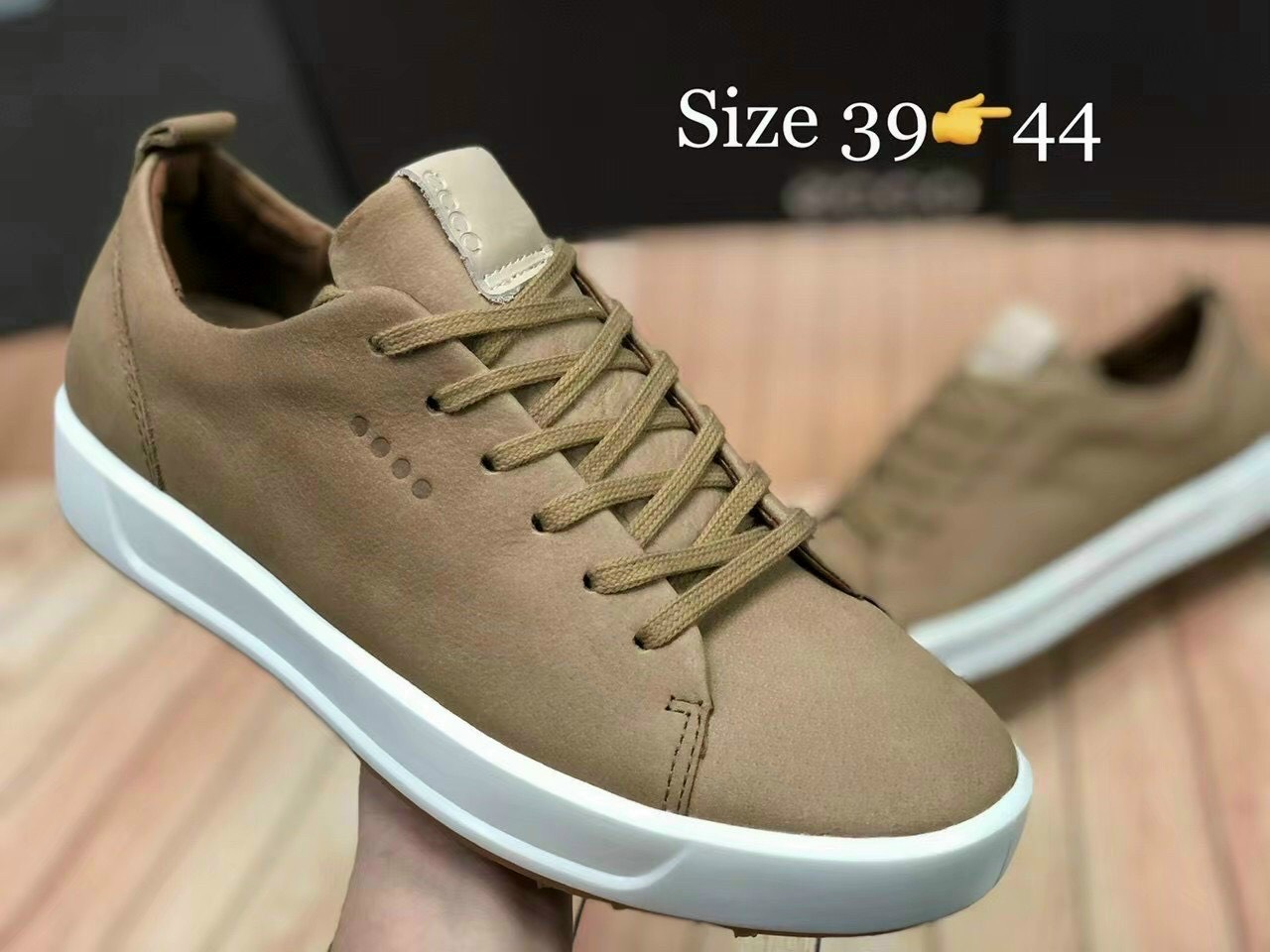 Giày golf Nam ECCO dây buộc êm chân thoáng khí TL009