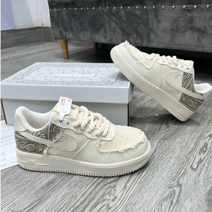 Giày Thể thao AF1 Dây Thừng , Giày AF1 Travis bigbag dây thừng hàng SC trung full box