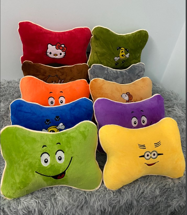 Gối Tựa Đầu Xe Hơi Hình Gấu Cực Xịn Size 30cm