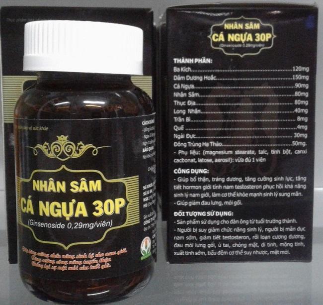 Nhân sâm cá ngựa 30P