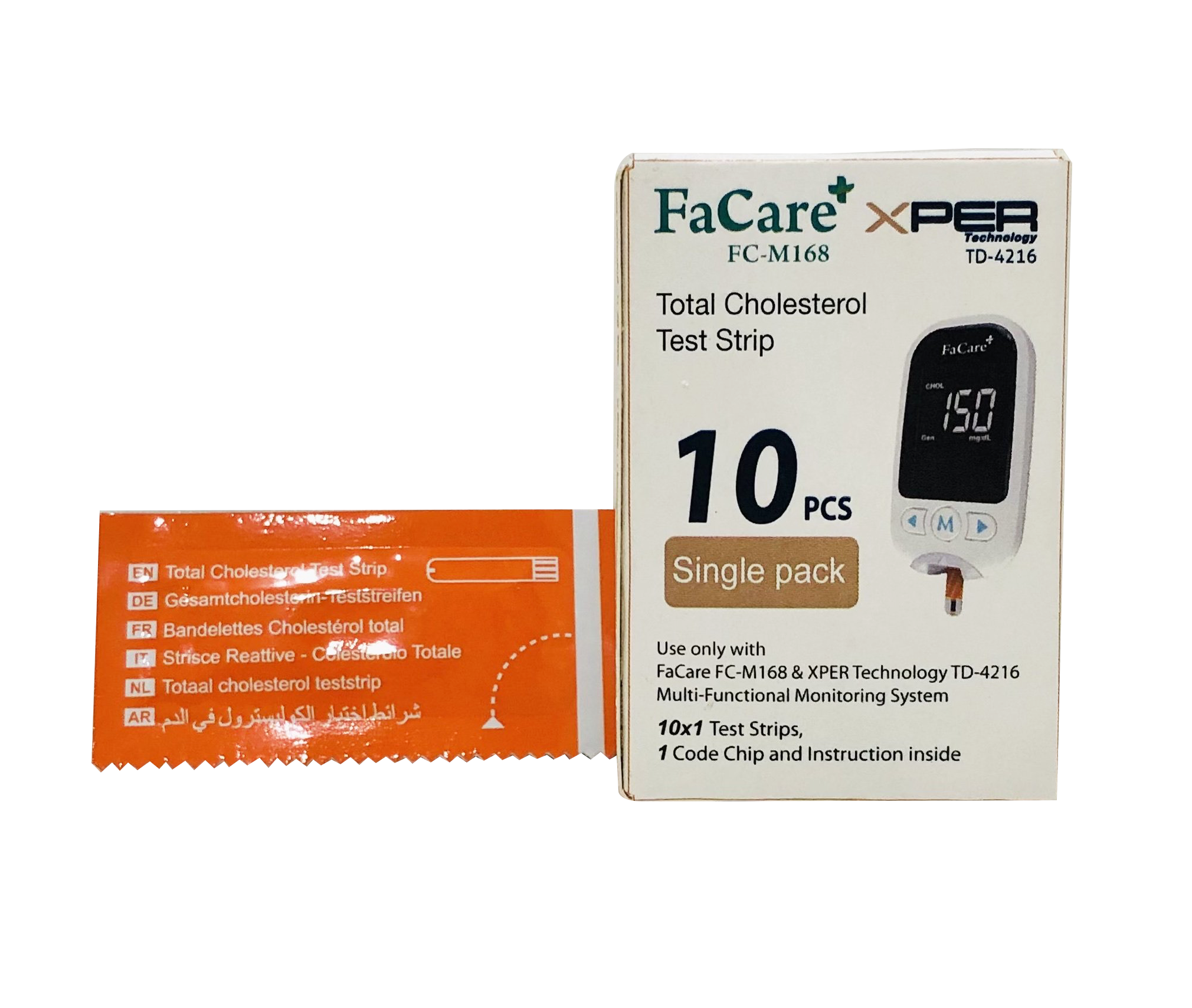 Que thử Mỡ máu (Cholesterol) dành cho Máy đo đa năng Facare 5 trong 1 FC-M168 (TD-4216)