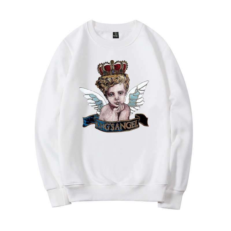 Áo nỉ sweater form rộng unisex in hình thần kingsangel style hàn quốc hot trend ttspa0294