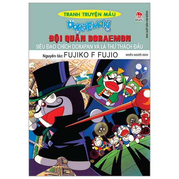 Fahasa - Doraemon Tranh Truyện Màu - Đội Quân Doraemon: Siêu Đạo Chích Dorapan Và Lá Thư Thách Đấu (Tái Bản 2019)