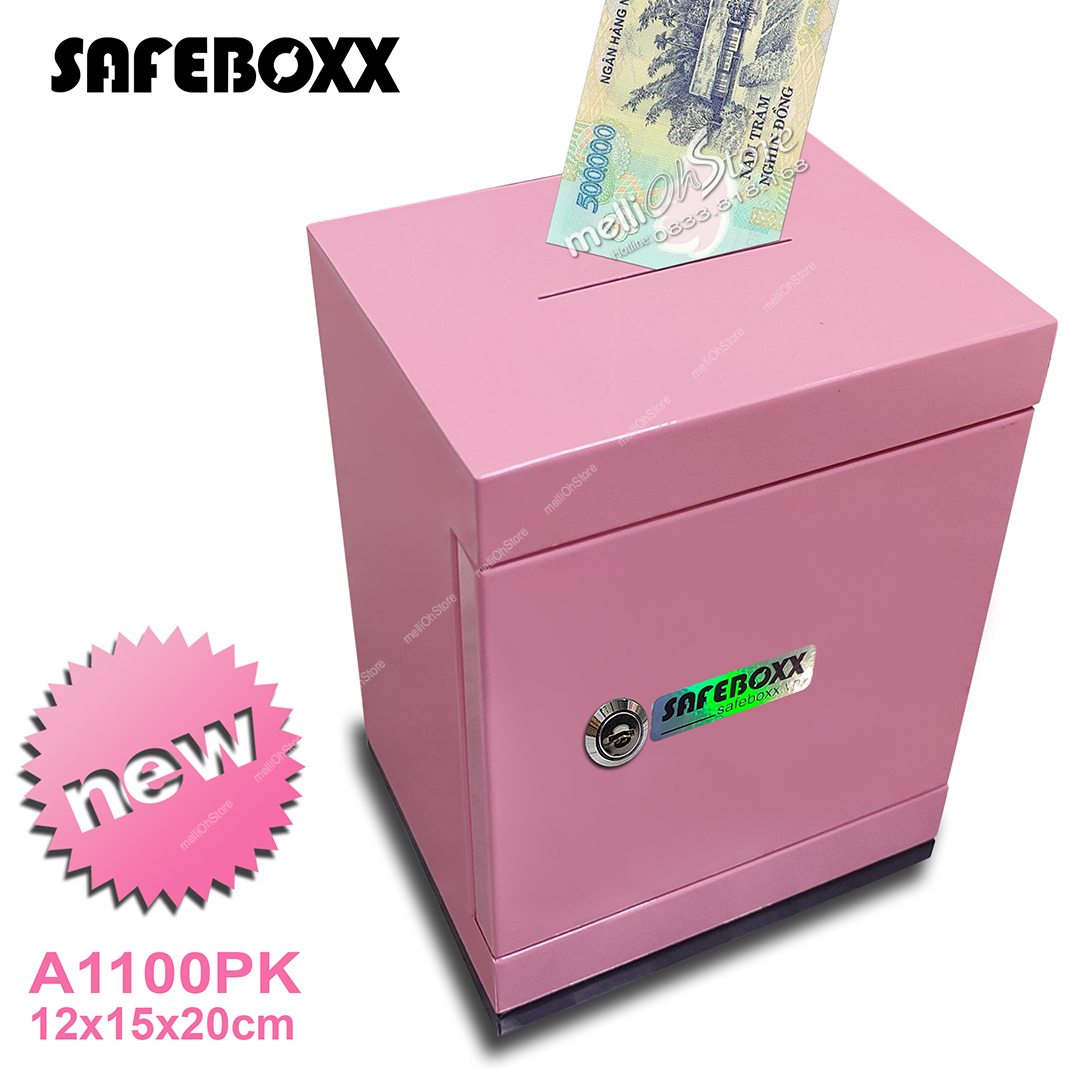 [HCM][FREESHIP][ LOẠI A ] Két sắt tiết kiệm mini cao cấp 12x15x20cm