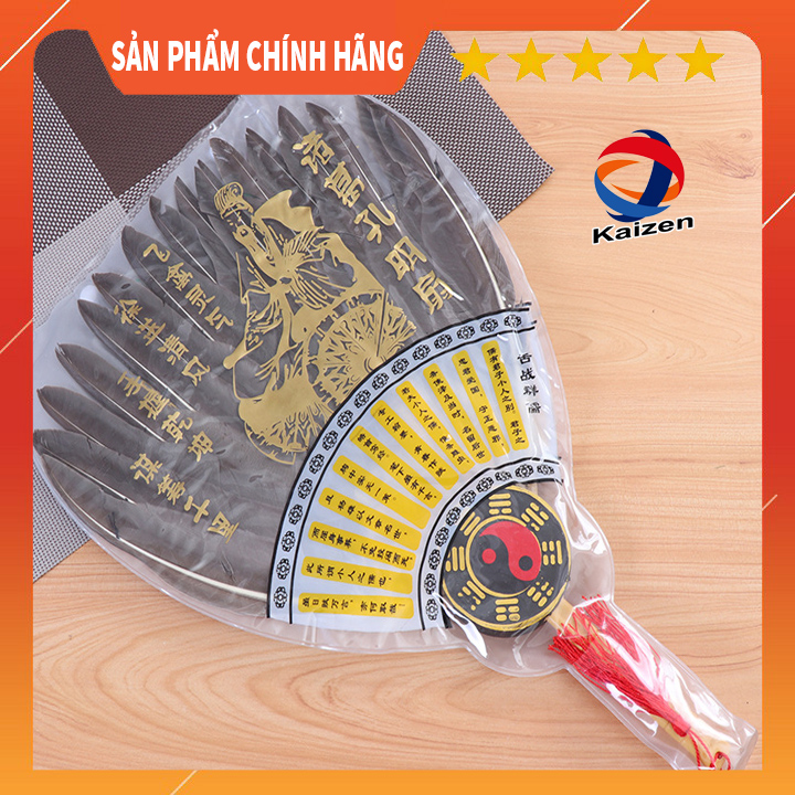Quạt gia cát khổng minh, gia cát lượng, quạt âm dương, quạt cầm tay mùa hè