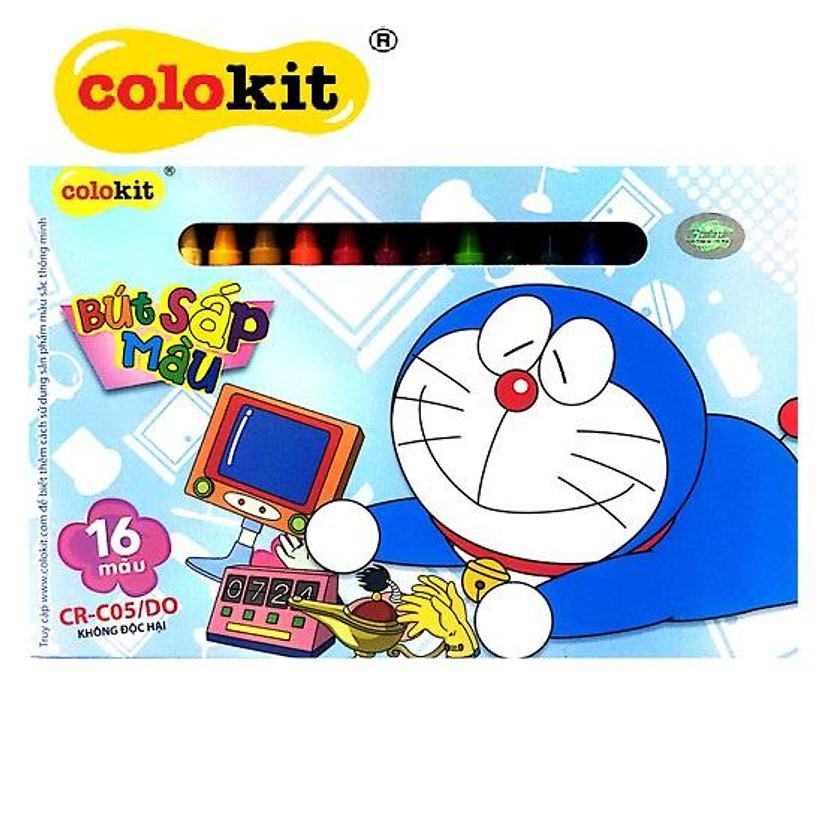 [HCM]Sáp màu Colokit Doraemon CR-C05/DO