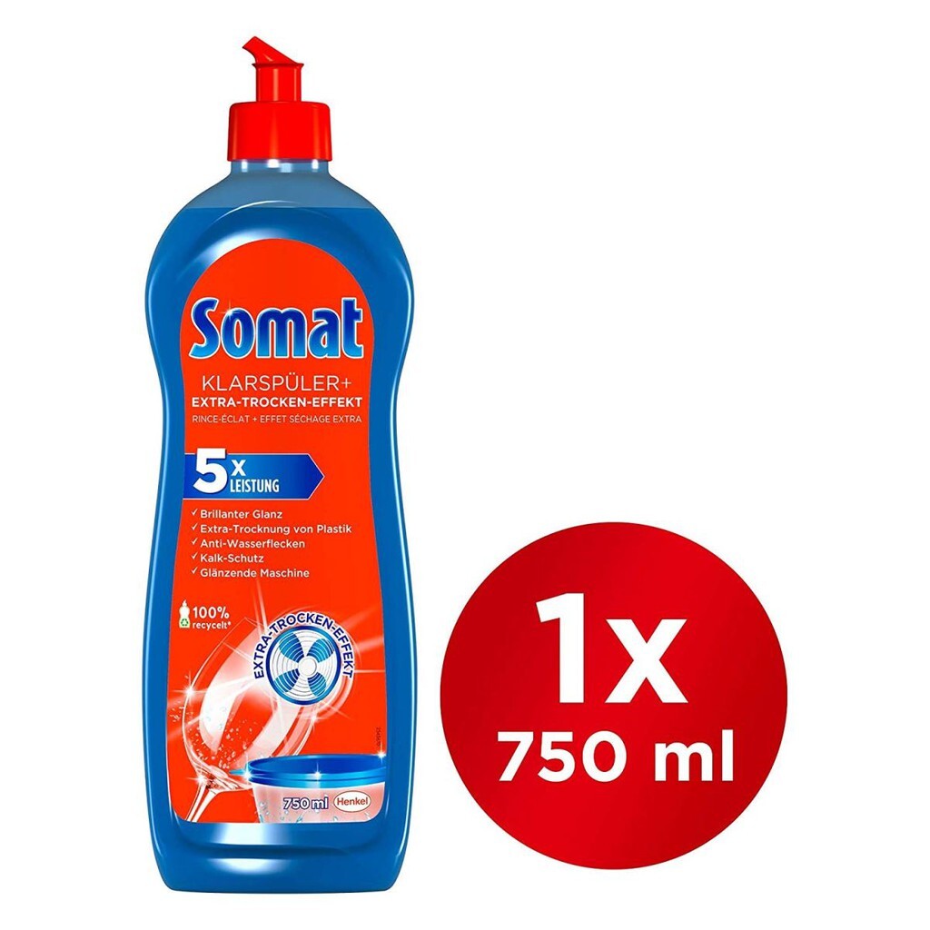 Nước làm bóng somat 750ml chuyên dùng cho máy rửa bát