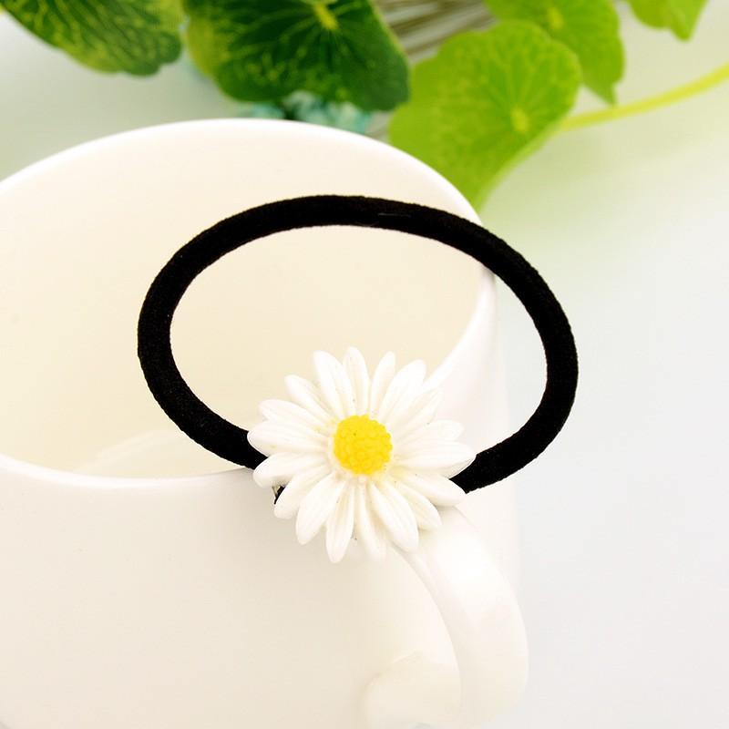 Giá mùa bão Bộ 2 Dây cột tóc buộc tóc hoa cúc dễ thương