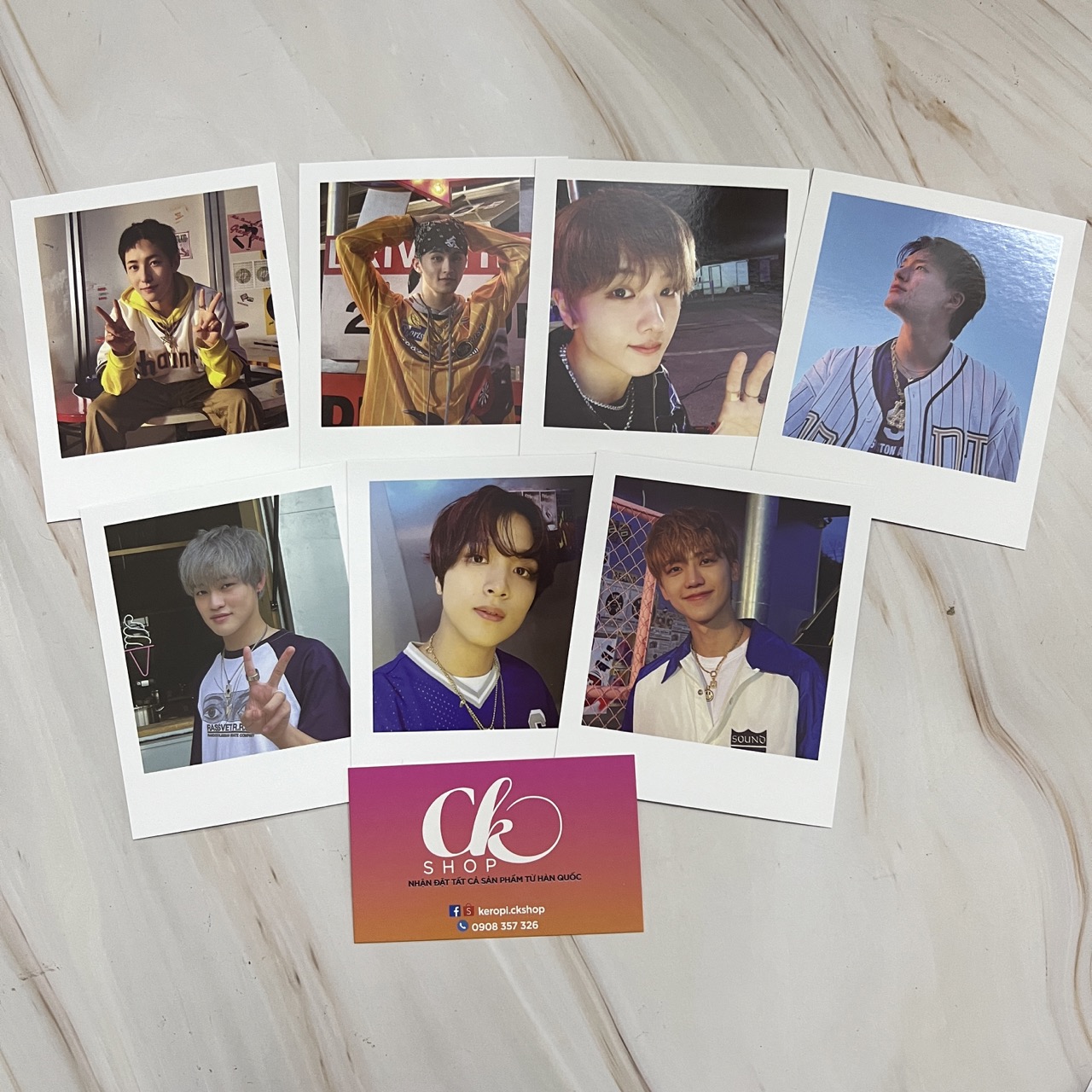 Bộ hình ảnh trang trí polaroid nct dream - beatbox