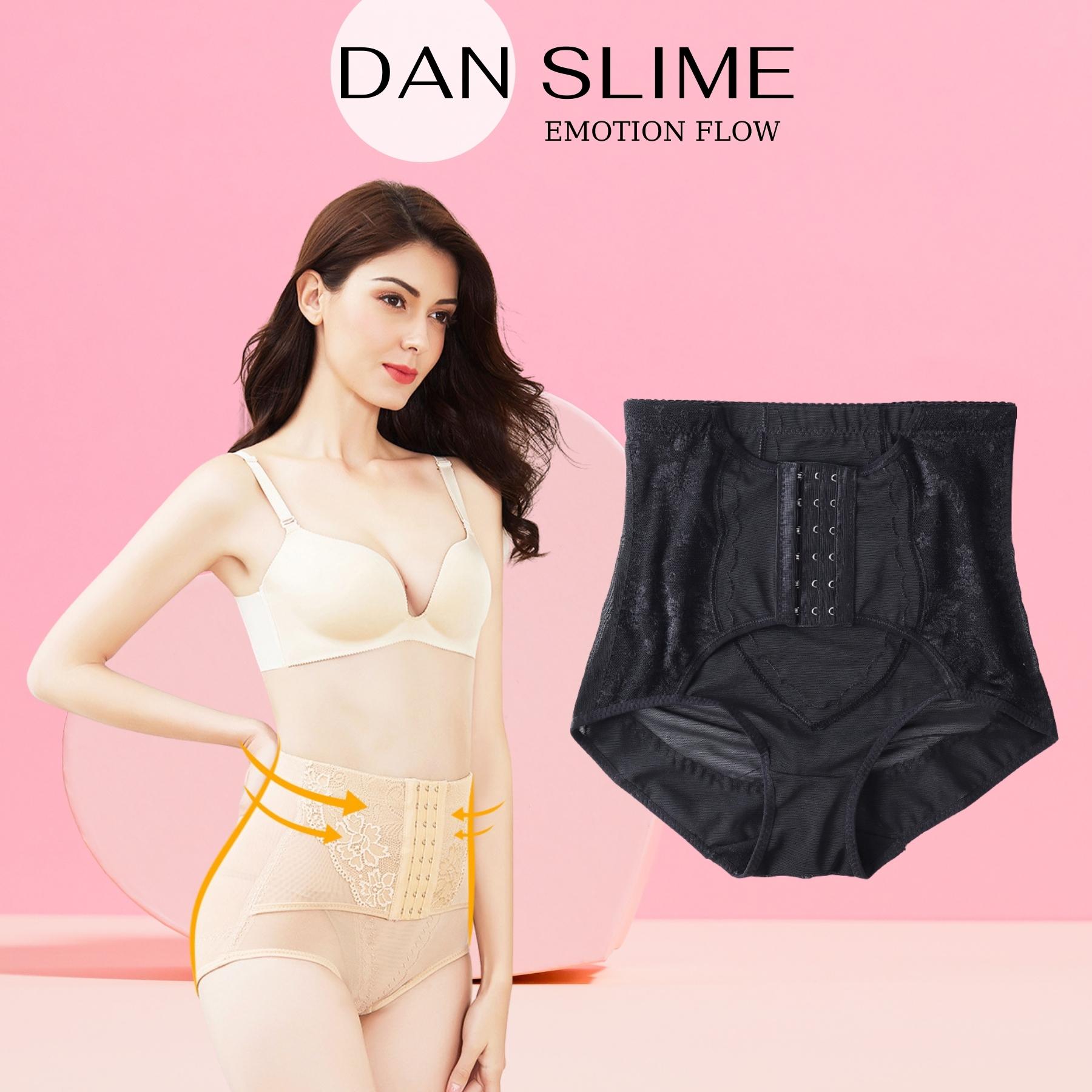 Quần Gen Bụng Đ&L Quần Lót Nịt Bụng Cạp Cao Giảm Eo Giảm Mỡ Thiết kế 3 nấc móc cài giảm 3-4 cm vòng eo ngay lập tức Thích thu nhỏ bao nhiêu tùy ý DANSLIME
