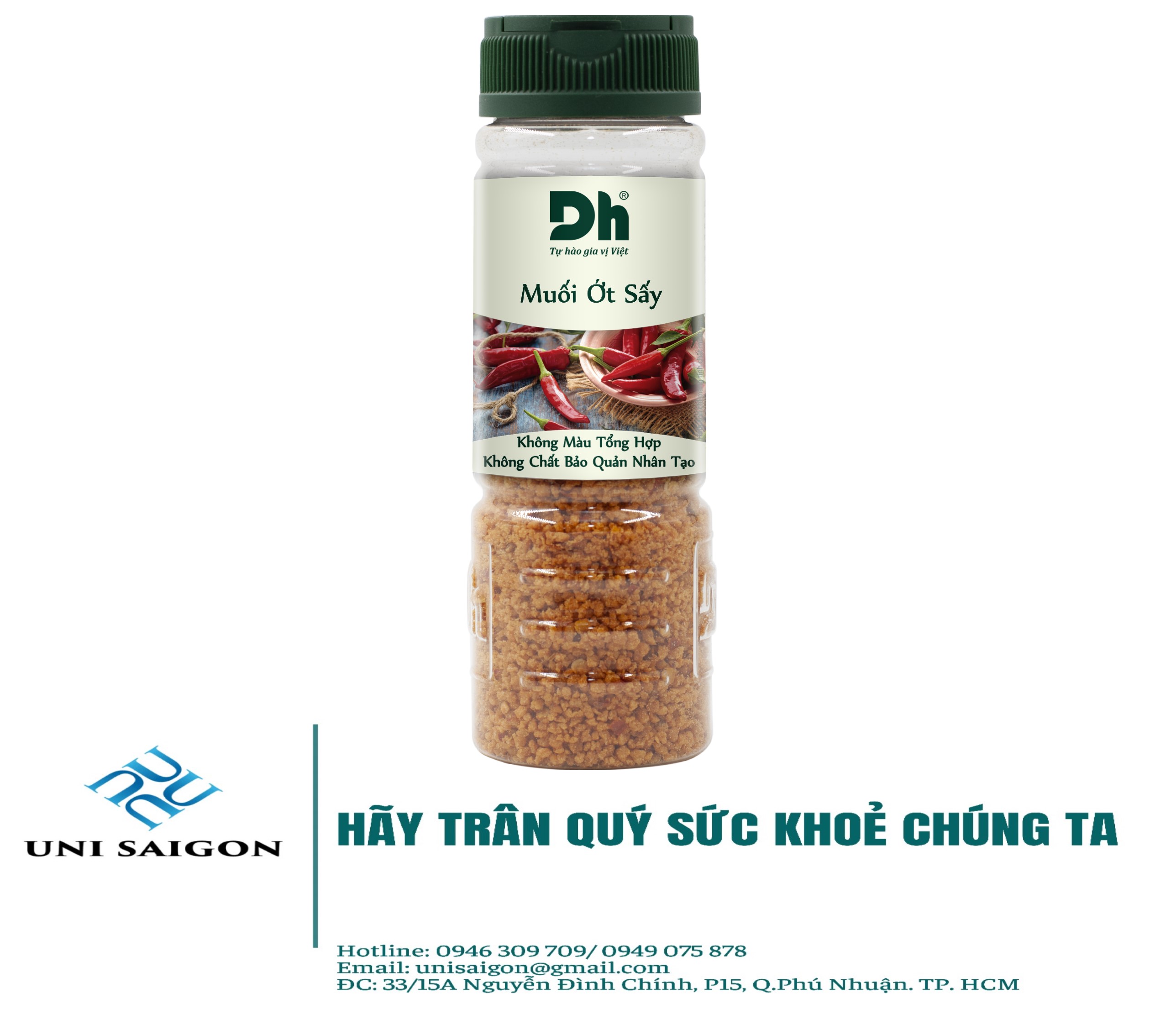 Hũ Muối Ớt Sấy Tây Ninh (110G) - Thương hiệu DH Foods