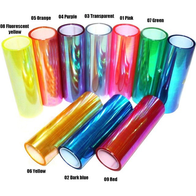 1 mét Fim dán đèn ô tô xe máy màu titan khổ 30cmx100cm - dochoixemay