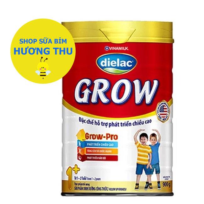 Sữa bột vinamilk dielac grow 1+ lon đỏ 900g