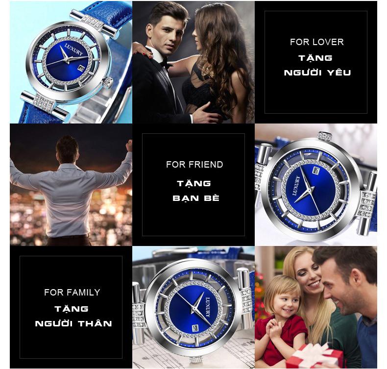 Đồng hồ Nữ LUXURY NACHI - Dây Da Cao Cấp - Hàng nhập Từ Pháp