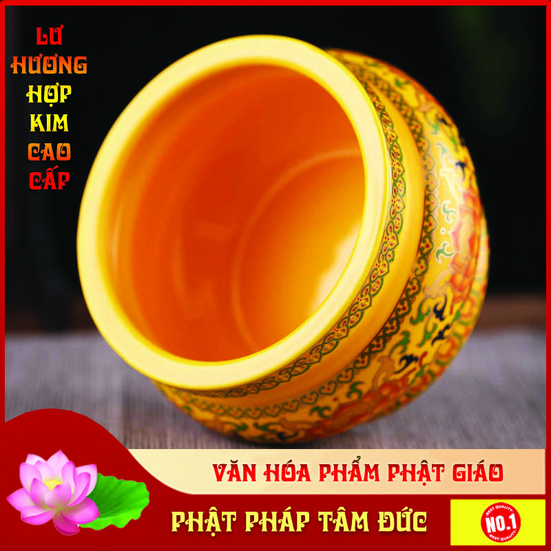 Bát hương, Bát hương thờ cúng, Lư hương, Lư hương thờ cúng hợp kim cao cấp - Rước tài lộc, xua đuổi t.à kh.í